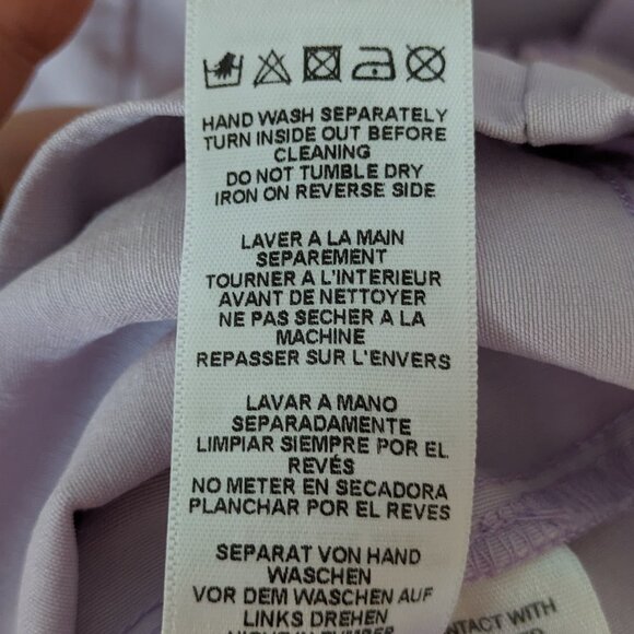 ASOS Light Purple Sleeveless Open Back Bodycon Dress Size 6 EUC - Picture 12 of 12